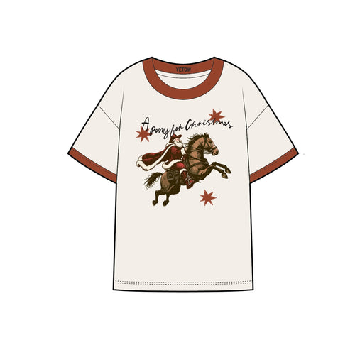 Pony for Christmas Tee - Red